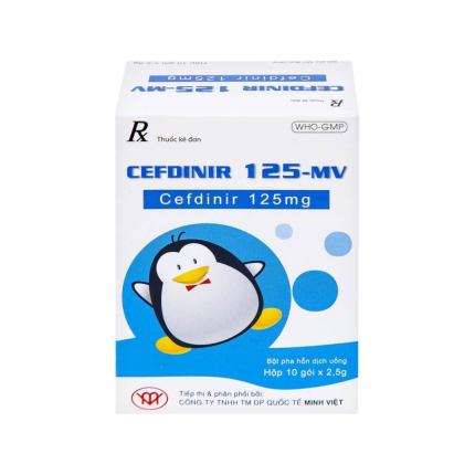 Thuốc Cefdinir 125mg MV