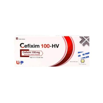 Thuốc Cefixim 100-HV USP - Điều trị nhiễm khuẩn hô hấp