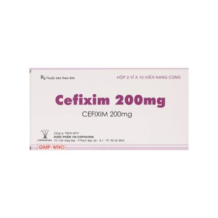 Thuốc Cefixim 200mg Cophavina - Điều trị nhiễm khuẩn