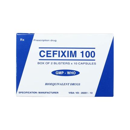 Thuốc Cefixim Tipharco 100mg 