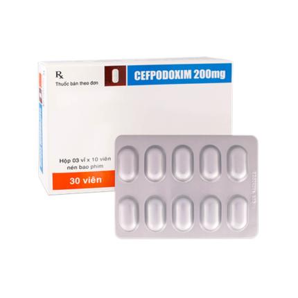 Thuốc Cefpodoxim Tvpharm 200mg
