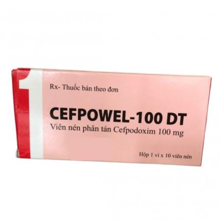 Thuốc Cefpowel - 100 DT Hộp 1 vỉ x 10 viên