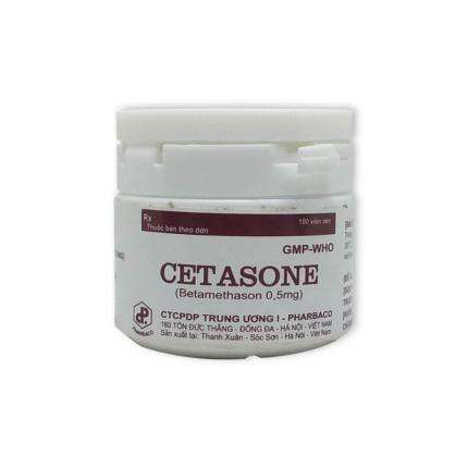 Thuốc Cetasone 0,5mg