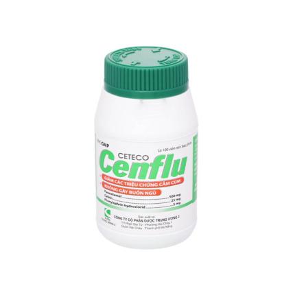 Thuốc Ceteco Cenflu TW3 (Lọ 100 viên)