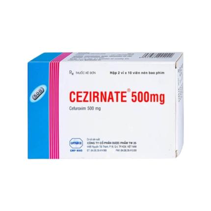 Thuốc Cezirnate 500mg 