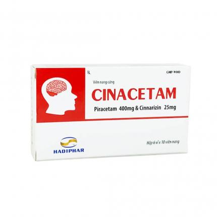 Thuốc Cinacetam Hadiphar trị suy não, rối loạn tâm thần