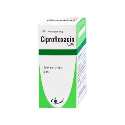 Thuốc Nhỏ Mắt, Nhỏ Tai Ciprofloxacin 0 3%