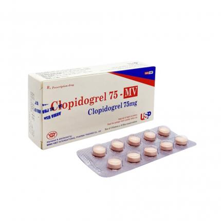 Thuốc Clopidogrel 75-MV - Điều trị dự phòng huyết khối