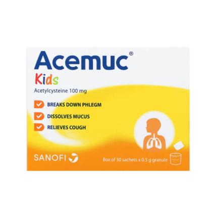 Cốm Acemuc Kids 100mg (30 Gói) (2)