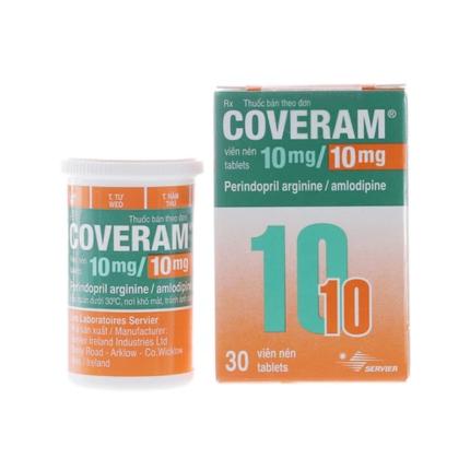 Thuốc Coveram 10mg/10mg - Điều trị tăng huyết áp