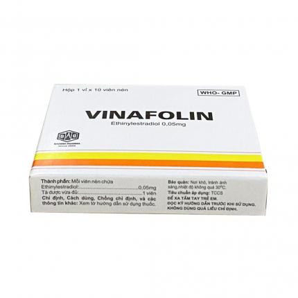 Thuốc điều trị hoocmon Vinafolin 0,05mg