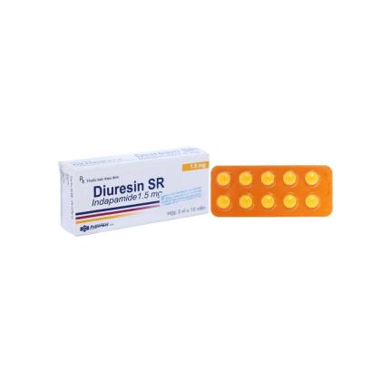 Thuốc Diuresin SR 1 5mg Polfarmex