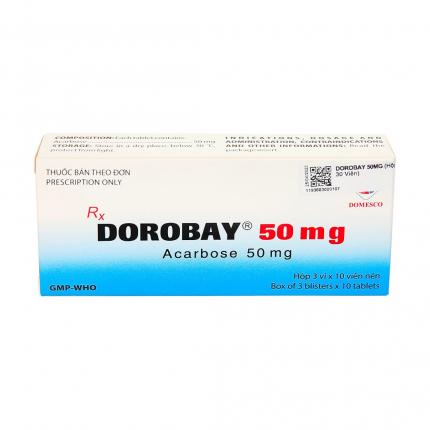 Mặt trước thuốc Dorobay 50mg