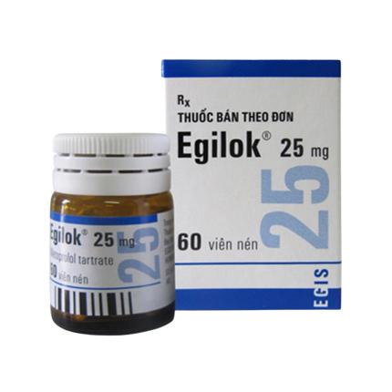 Thuốc Egilok 25mg Điều Trị Tăng Huyết áp, đau Thắt Ngực