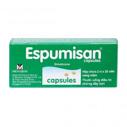 Mặt trước thuốc Espumisan 40Mg