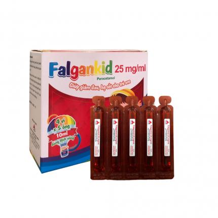 Falgankid 250 mg - Hạ sốt cho trẻ