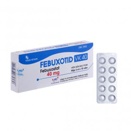 Thuốc Febuxotid VK 40 điều trị gout