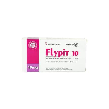 Thuốc Flypit 10mg - Điều trị rối loạn, tăng cholesterol máu