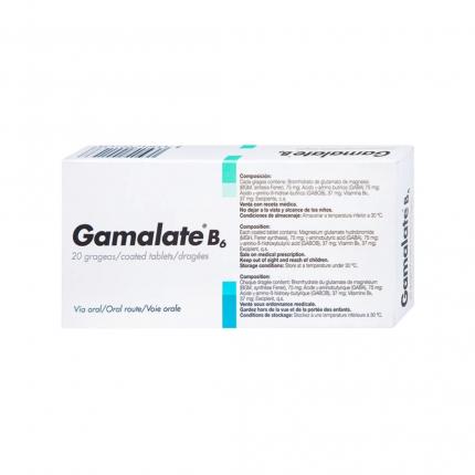 Thuốc Gamalate B6 - Hỗ trợ suy nhược thần kinh hộp 20 viên