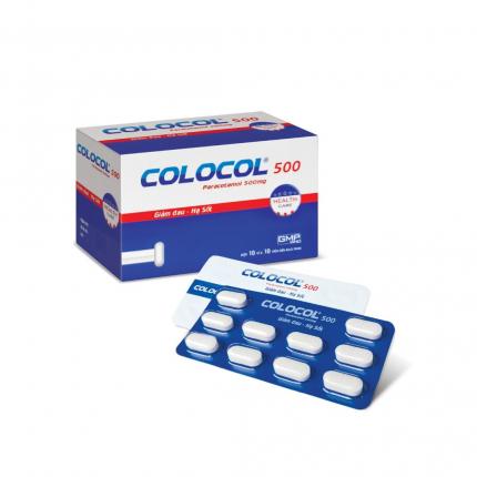 Thuốc giảm đau Colocol 500mg