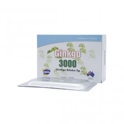 Thuốc Ginkgo 3000 Suy giảm tuần hoàn máu não, Suy giảm trí tuệ