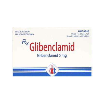 Thuốc Glibenclamid 5mg Dosmeco - Điều trị đái tháo đường type 2
