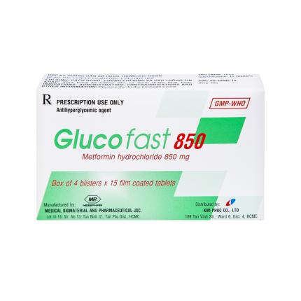Glucofast 850 Mebiphar