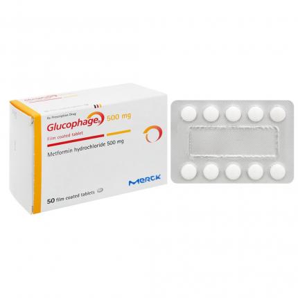 Thuốc Glucophage 500mg