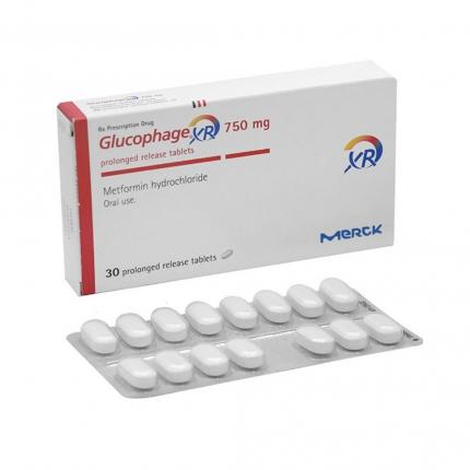 Thuốc Glucophage XR 750mg