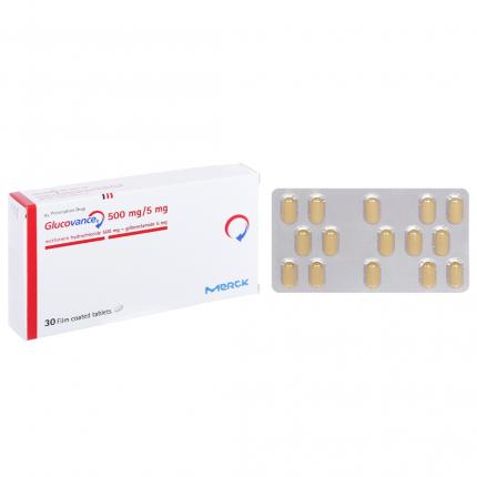 Thuốc Glucovance 500mg/2.5mg