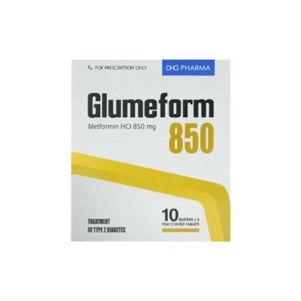 Thuốc Glumeform 850 DHG Pharma - Điều trị đái tháo đường type 2