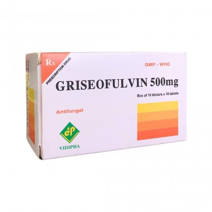 Thuốc Griseofulvin 500mg