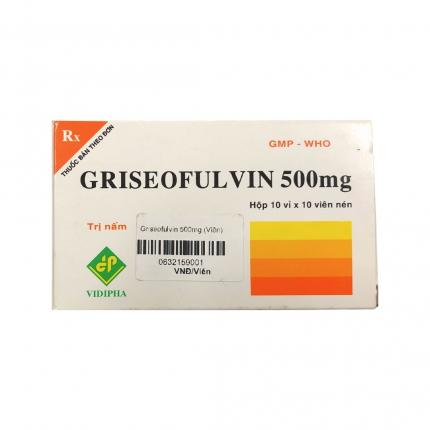 Thuốc Griseofulvin 500mg