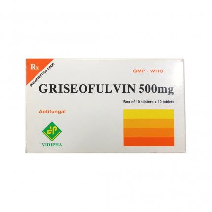 Thuốc Griseofulvin 500mg