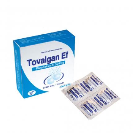 Thuốc hạ sốt Tovalgan Ef 500Mg Viên Sủi