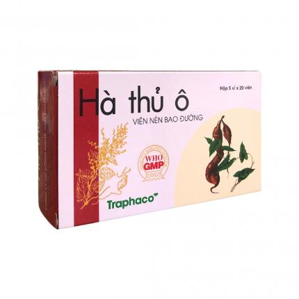 Thuốc Hà thủ ô Traphaco - Hỗ trợ điều trị tóc bạc sớm, thiếu máu