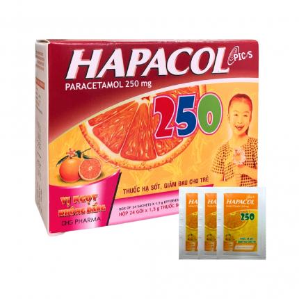 Thuốc Hapacol 250 - Giảm đau, hạ sốt cho trẻ em