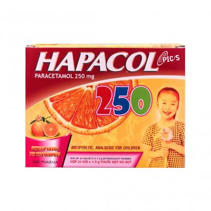 Thuốc Hapacol 250 - Giảm đau, hạ sốt cho trẻ em