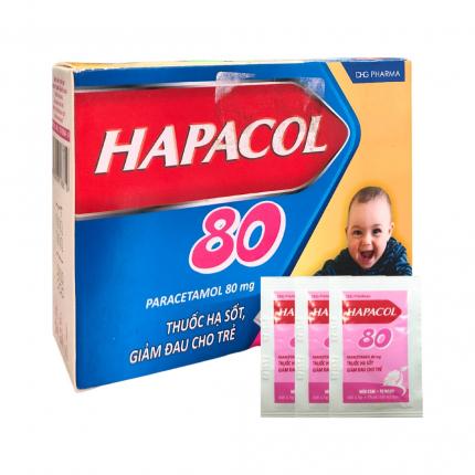 Thuốc Hapacol 80mg - Hạ sốt, giảm đau cho trẻ em