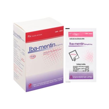 Thuốc Iba Mentin Pharbaco 500mg 62,5mg