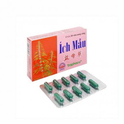 Thuốc Ích Mẫu Traphaco giúp điều hòa kinh nguyệt, giảm đau bụng kinh