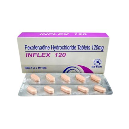 Thuốc Inflex 120 Điều Trị Viêm Mũi Dị ứng, Dị ứng Da