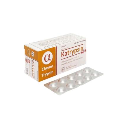 Thuốc Katrypsin 4200 IU - Điều trị phù nề sau chấn thương, phẫu thuật
