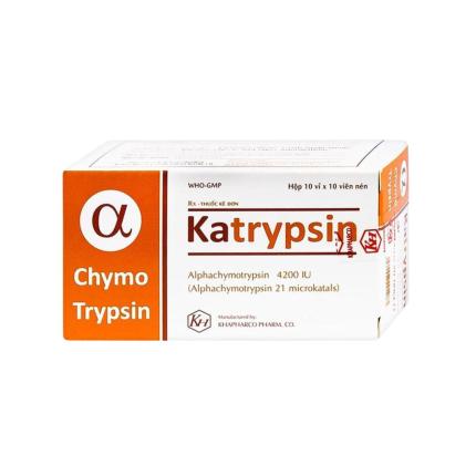 Thuốc Katrypsin 4200 IU - Điều trị phù nề sau chấn thương, phẫu thuật