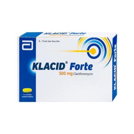 Thuốc Klacid Forte 500mg - Điều trị nhiễm trùng đường hô hấp