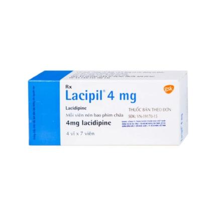 Thuốc Lacipil 4mg - Điều trị tăng huyết áp