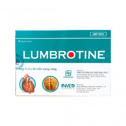 Thuốc Lumbrotine