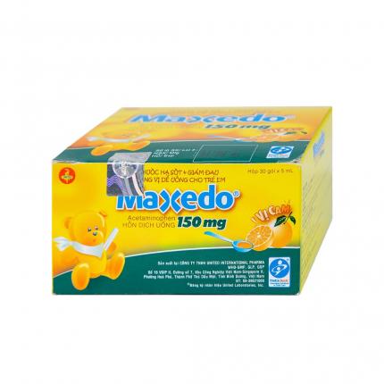 Thuốc Maxedo 150Mg United trị hạ sốt, giảm đau