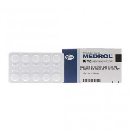 Thuốc Medrol 16mg Hộp 3 vỉ x 10 viên