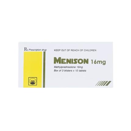 Thuốc Menison 16mg - Điều trị rối loạn nội tiết, thấp khớp